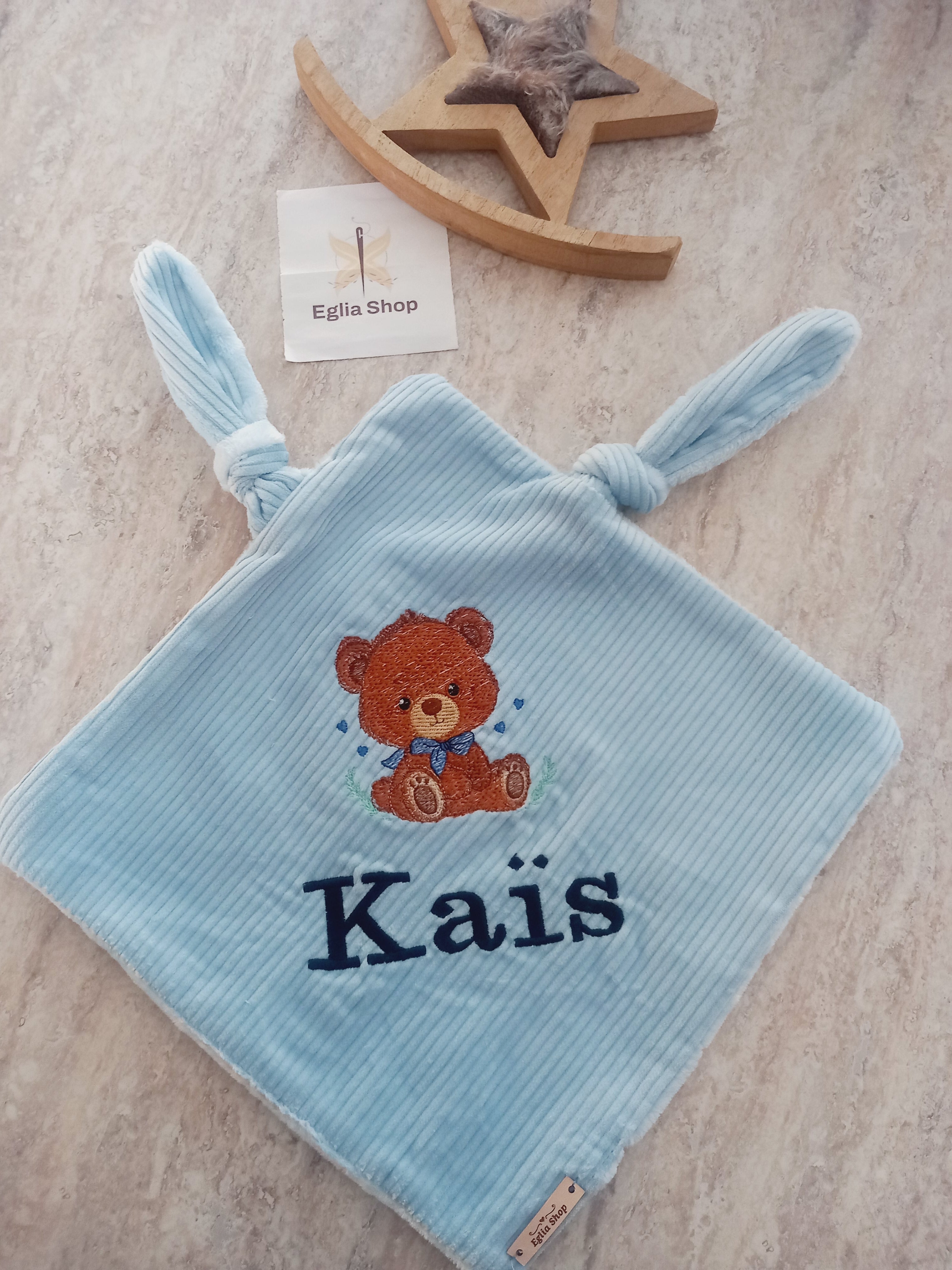 Doudou Ourson plat