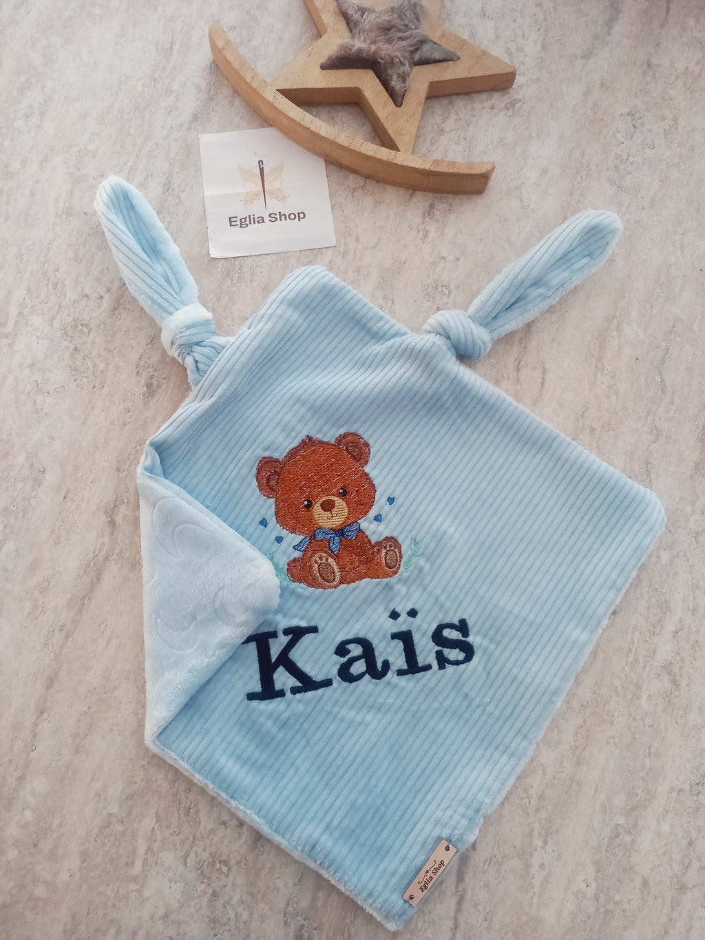 Doudou Ourson plat