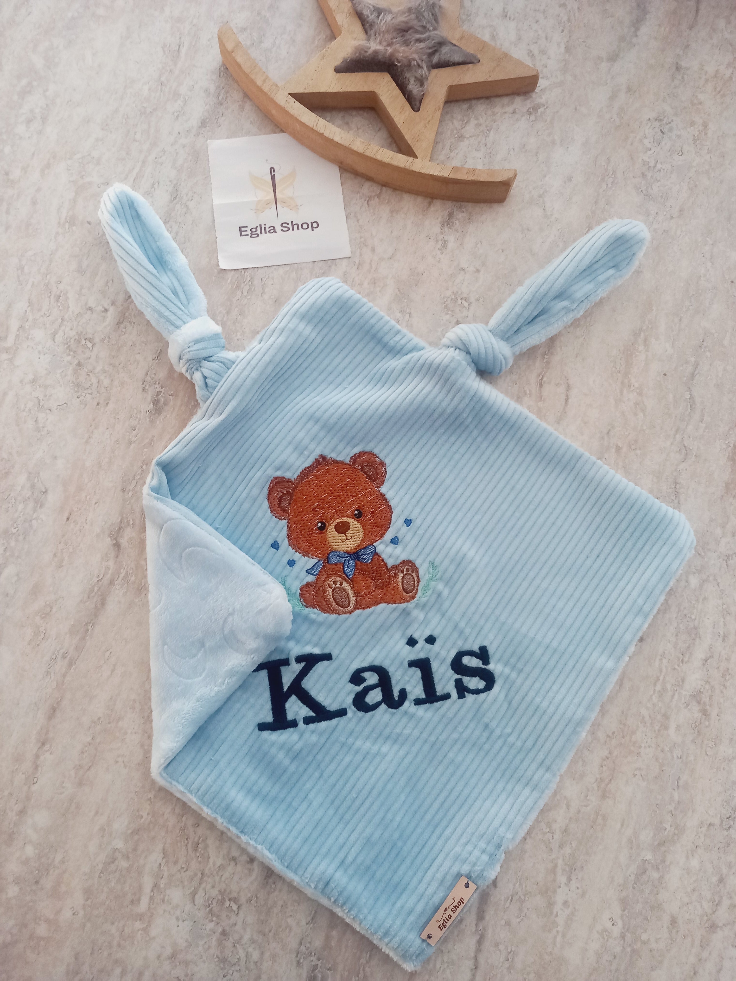 Doudou Ourson plat