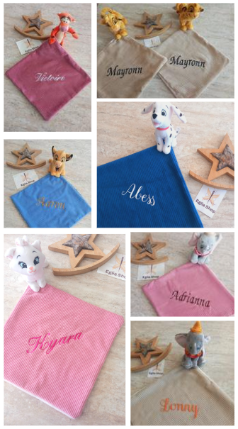 Doudou  peluche personnalisé